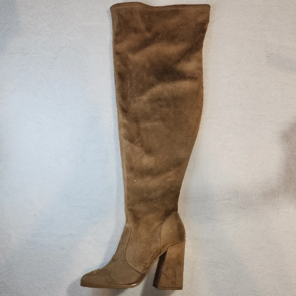 Jessica Simpson Tan Over-the-Knee Boots